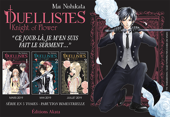 Duellistes, Knight of Flower en mars chez Akata - Icotaku