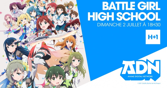 Battle Girl High School en simulcast sur Anime Digital Network - Icotaku